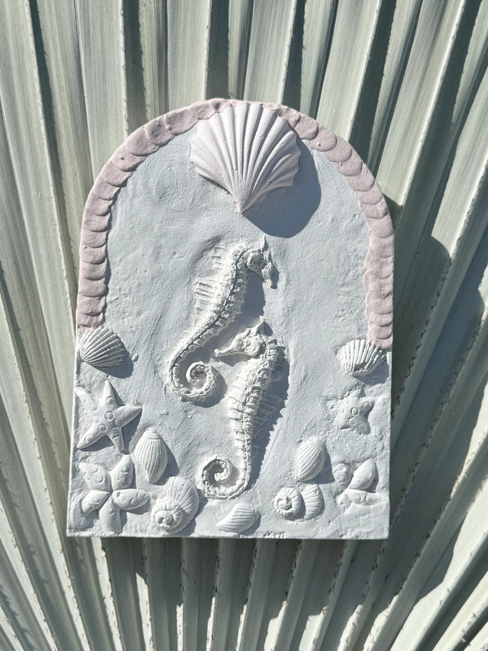 Plaque - Shell Seahorse - Small