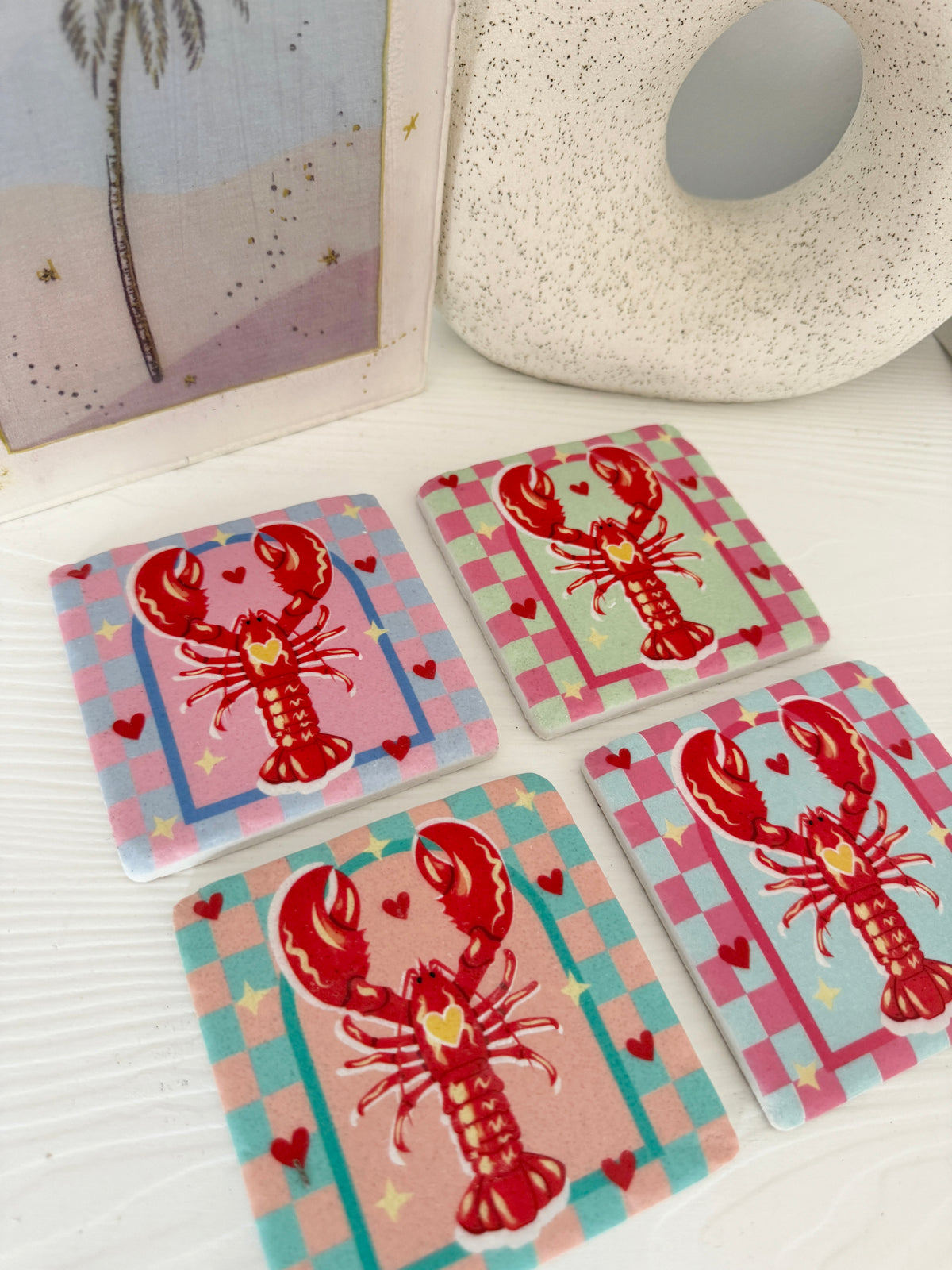 Coaster Pack - Lobster