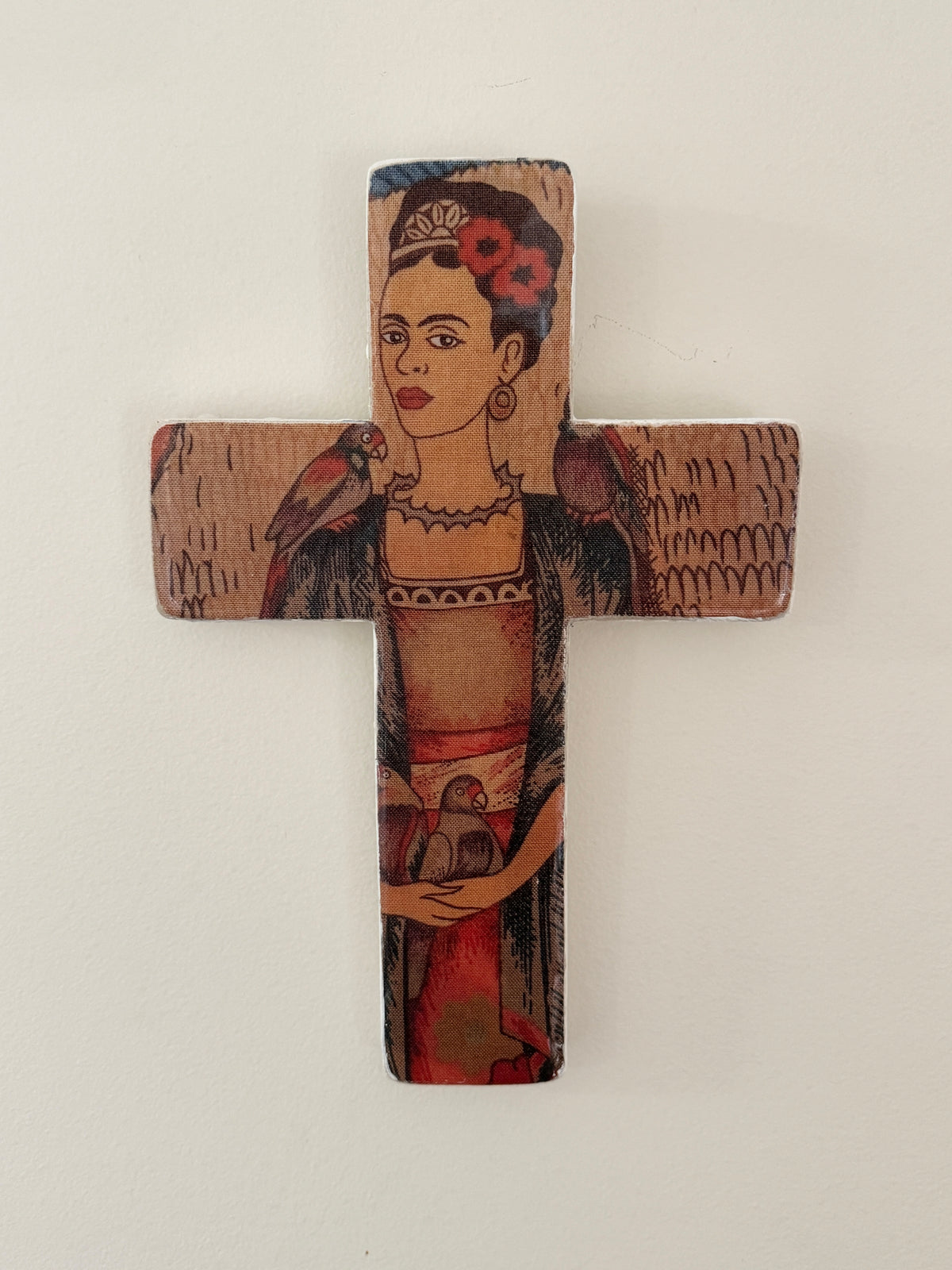 Wall Tile - Frida - Large Cross * Preorder
