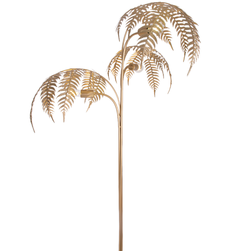 Metal Palm Floor Lamp