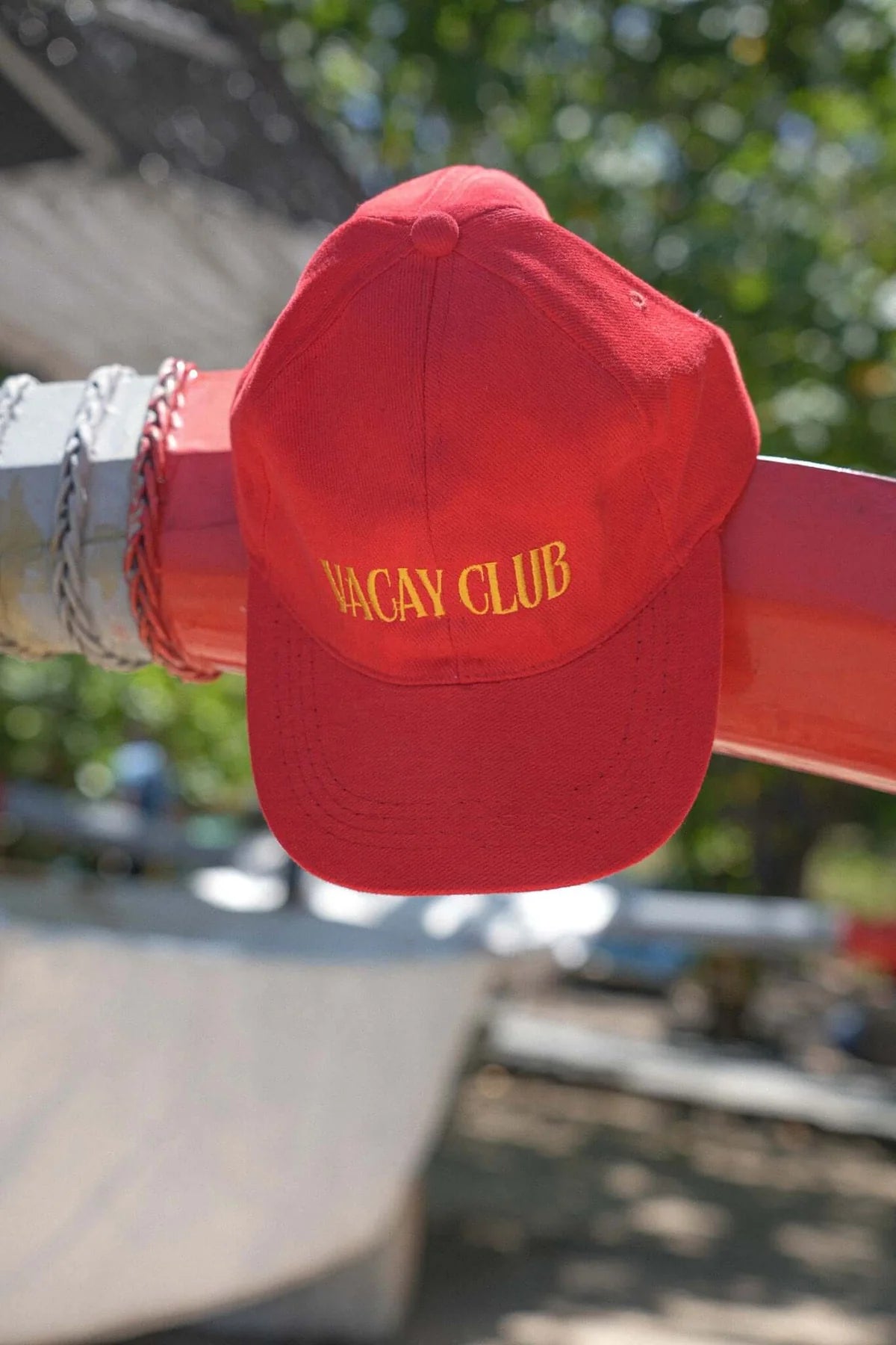 Vacay Hat Red