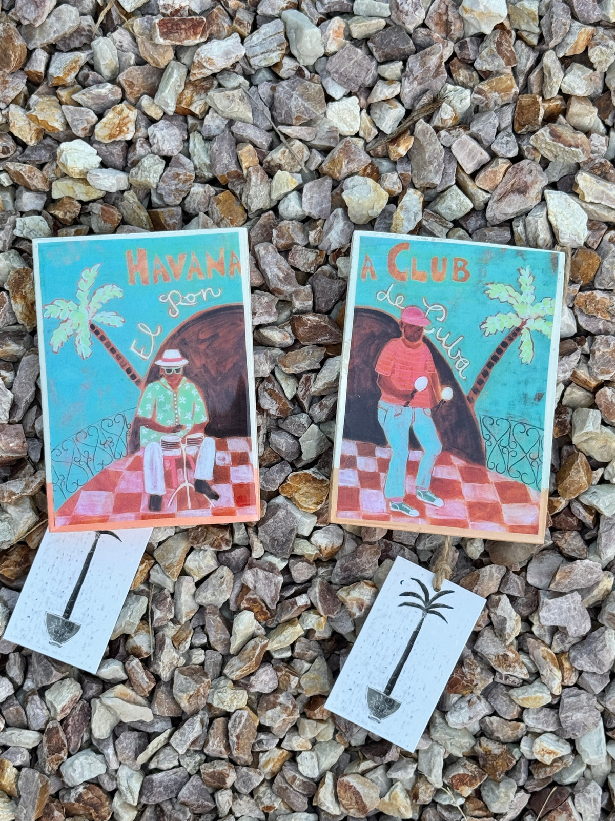 Sue Fantini Tile - Maraca Man