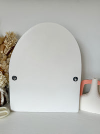 Santorini Niche 2 Shelf Arch Shadow Box Display Shelf