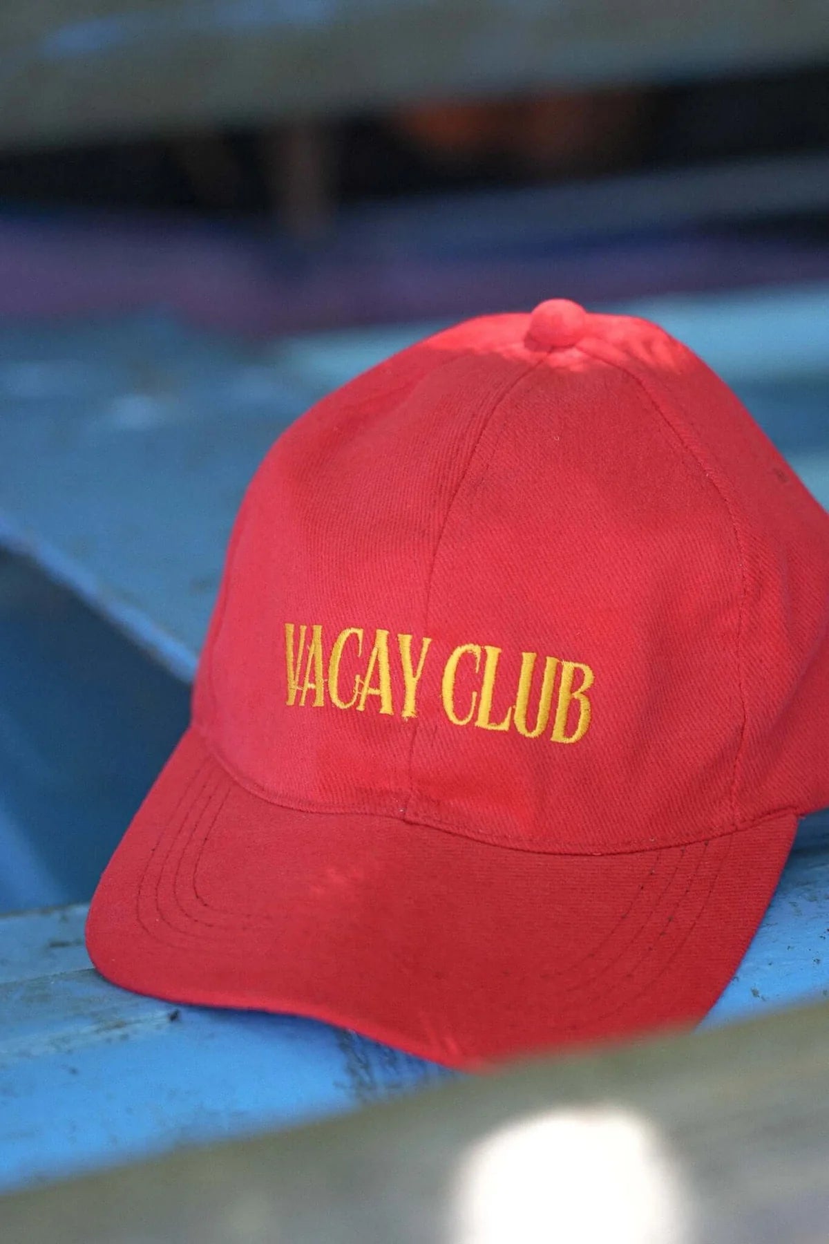 Vacay Hat Red