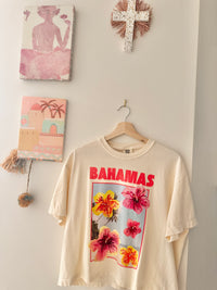 BAHAMAS Boxy Crop Shirt Ivory