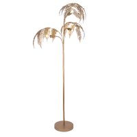 Metal Palm Floor Lamp