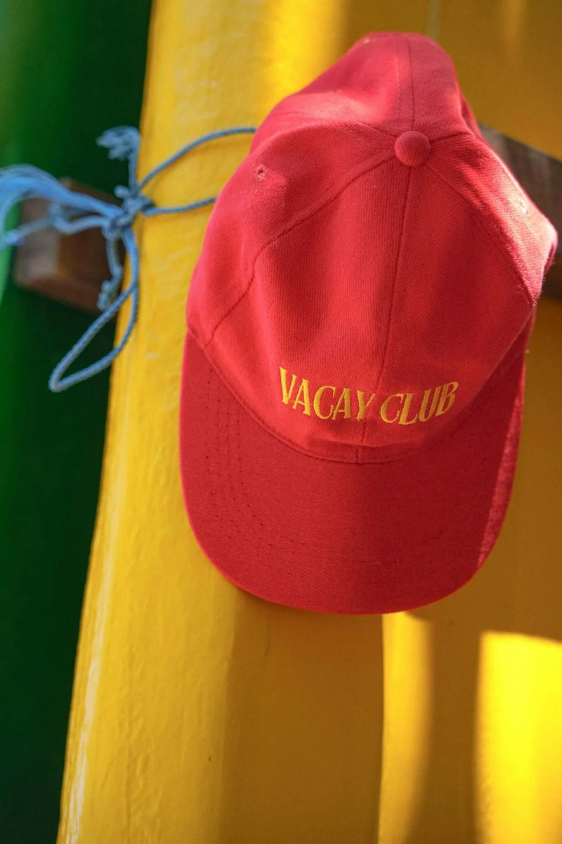 Vacay Hat Red