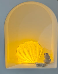 Resin Indoor/Outdoor Lamp Scollap