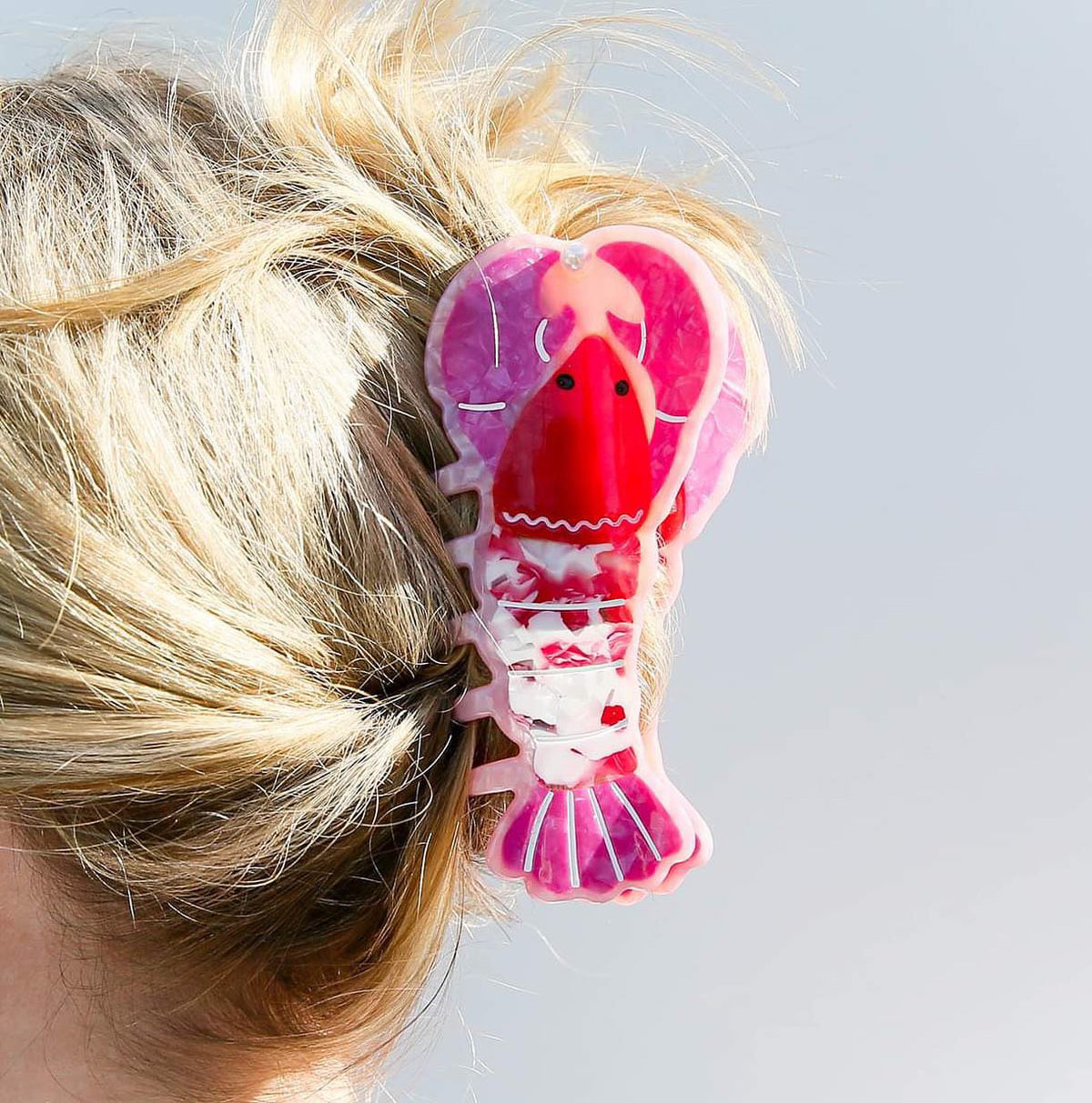 Hair Clip Lobster Pink