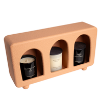 Santorini Niche 3 Hole Desktop Shadow Box Shelf Unit