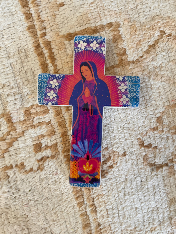 Wall Tile - Guadalupe - Large Cross