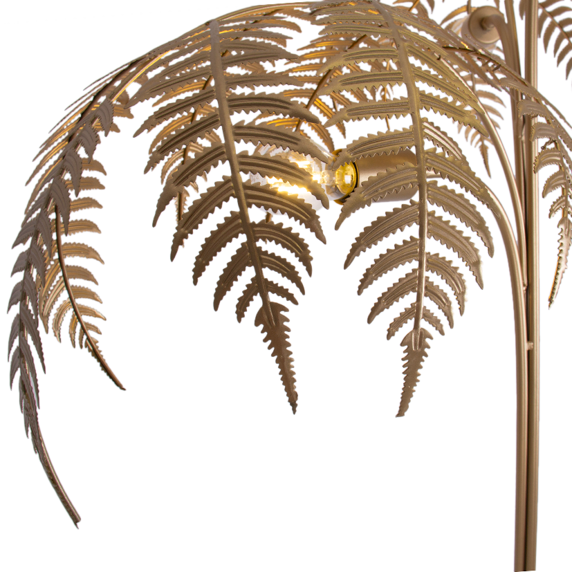 Metal Palm Floor Lamp