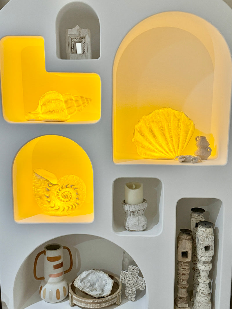 Resin Indoor/Outdoor Lamp Scollap