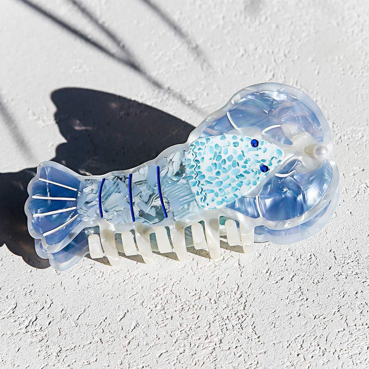 Hair Clip Lobster Blue