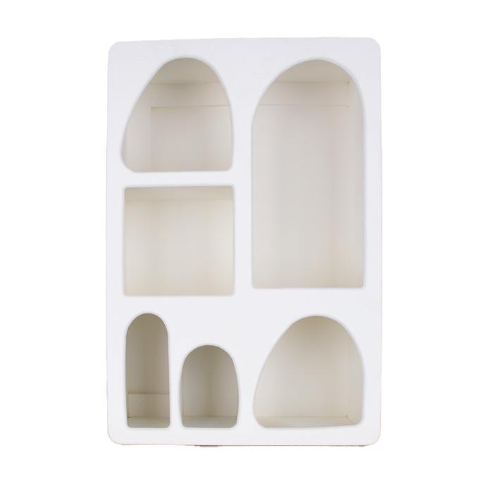 Santorini Niche 6 Shelf Shadow Box Display Shelf