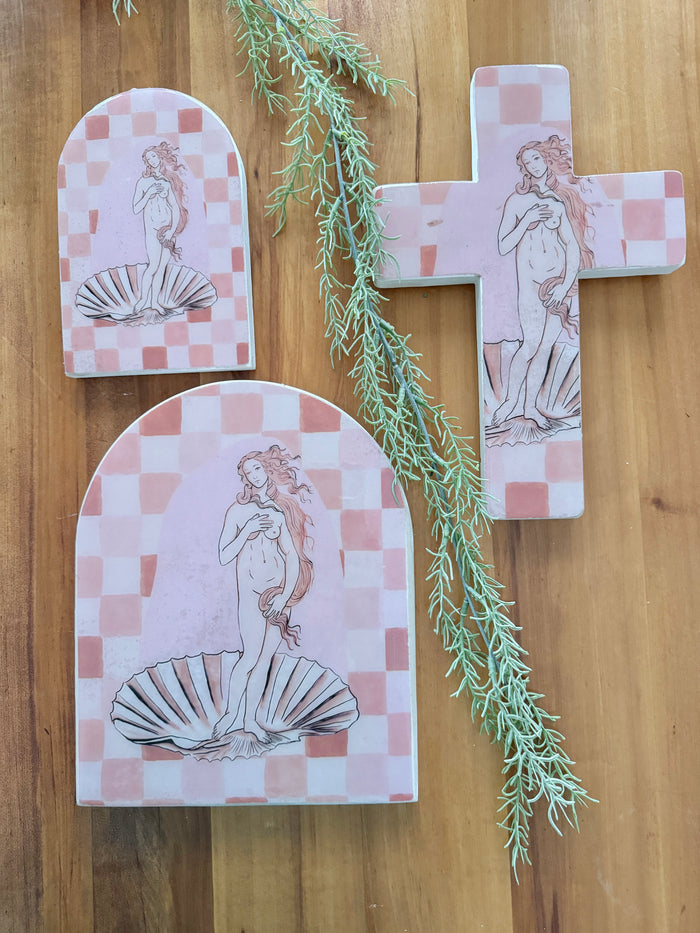 Wall Tile - Venus Of Love - Large Cross