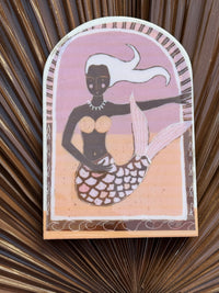 Sue Fantini Tile - Sirena Mermaid Large Arch * Sold Out*