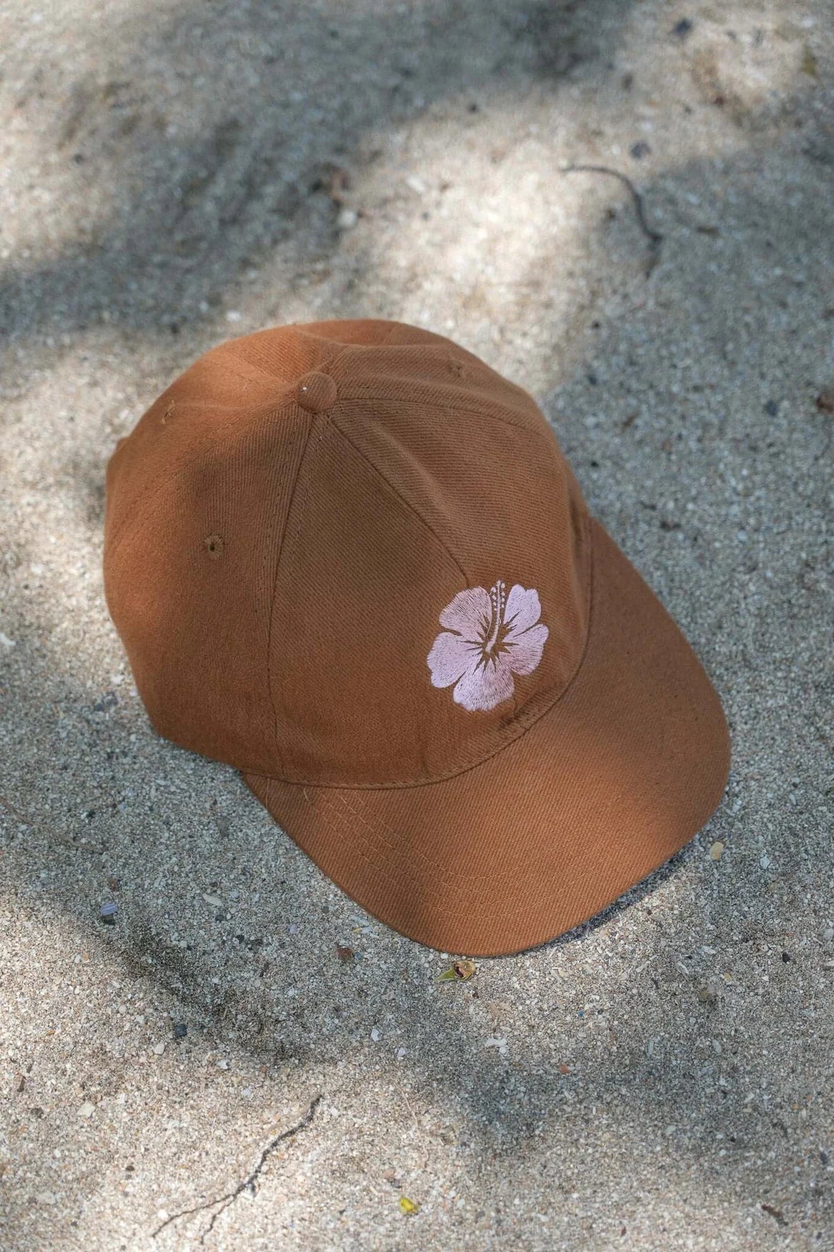 Hibiscus Flower Hat Brown