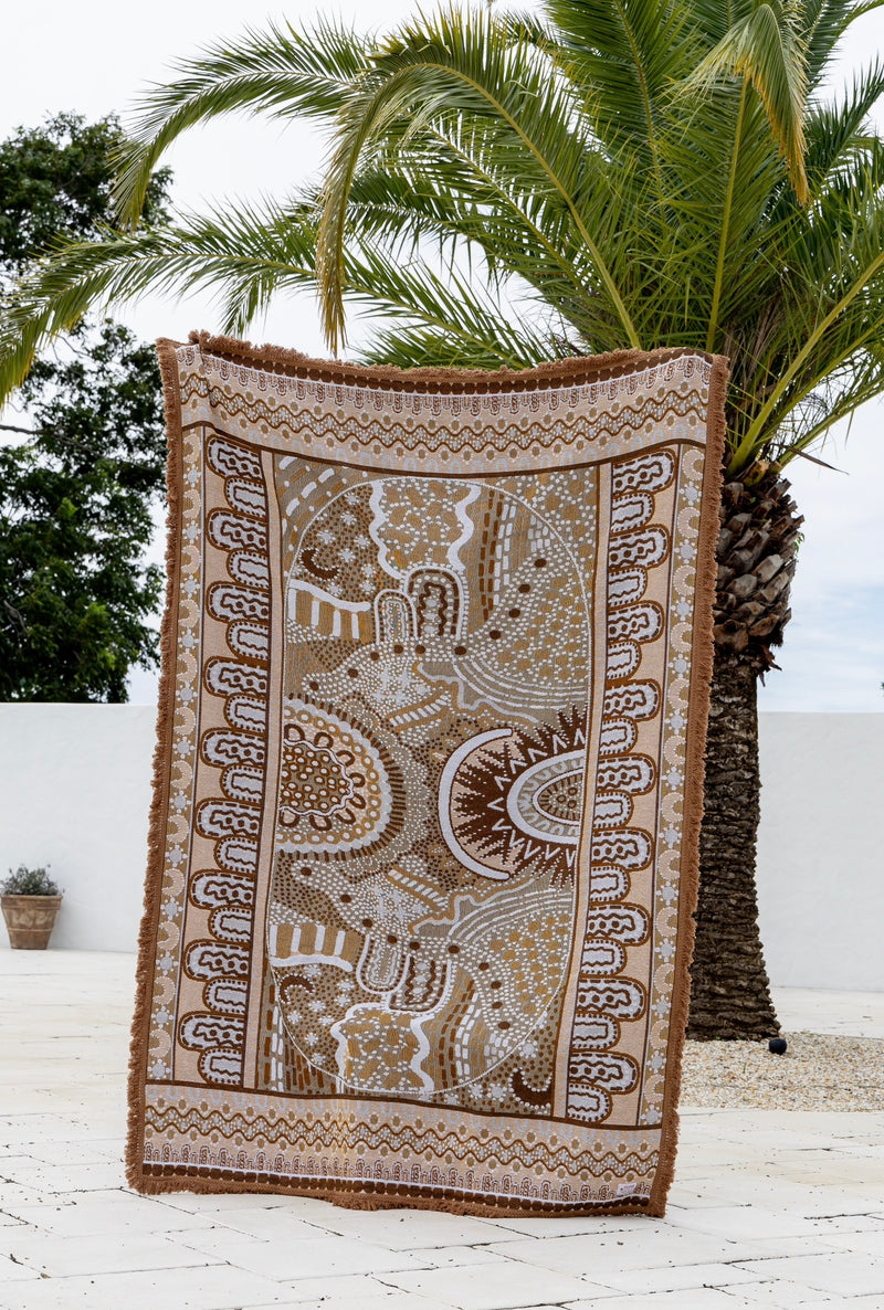 Indigenous Throw Alkira Brown By Taylor - Lee