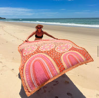 Indigenous Throw XLarge Our Journey Home By Leah Cummins *Preorder*