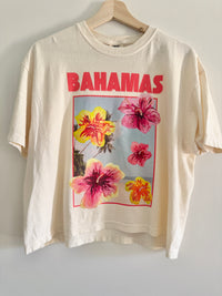 BAHAMAS Boxy Crop Shirt Ivory