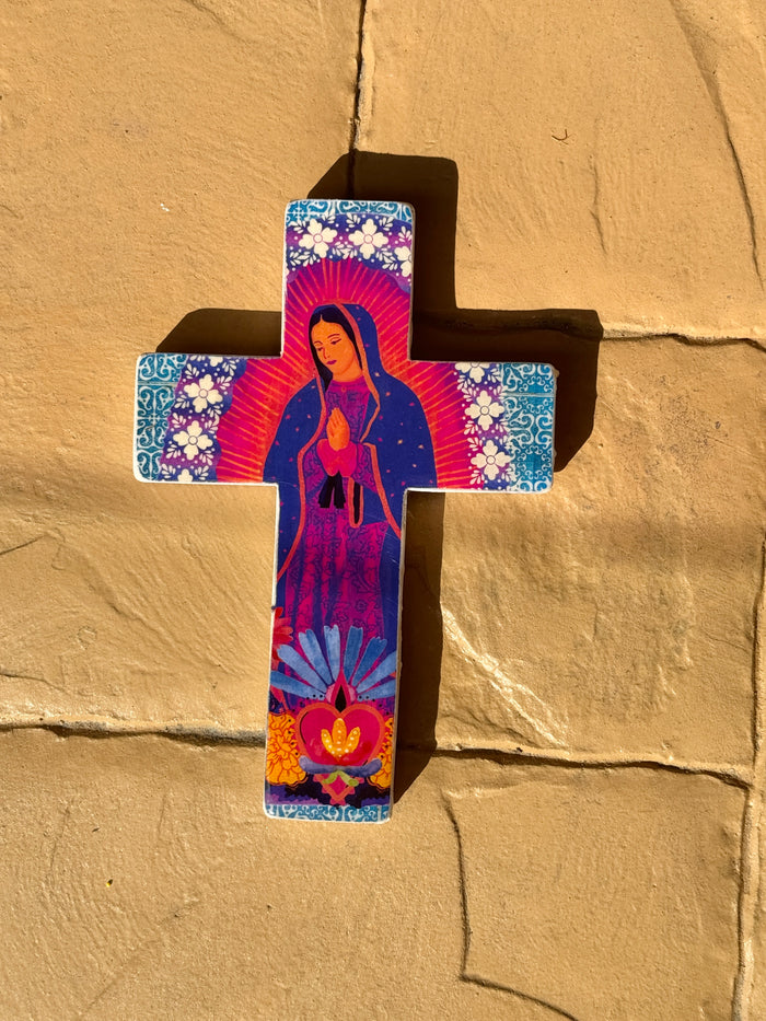 Wall Tile - Guadalupe - Large Cross