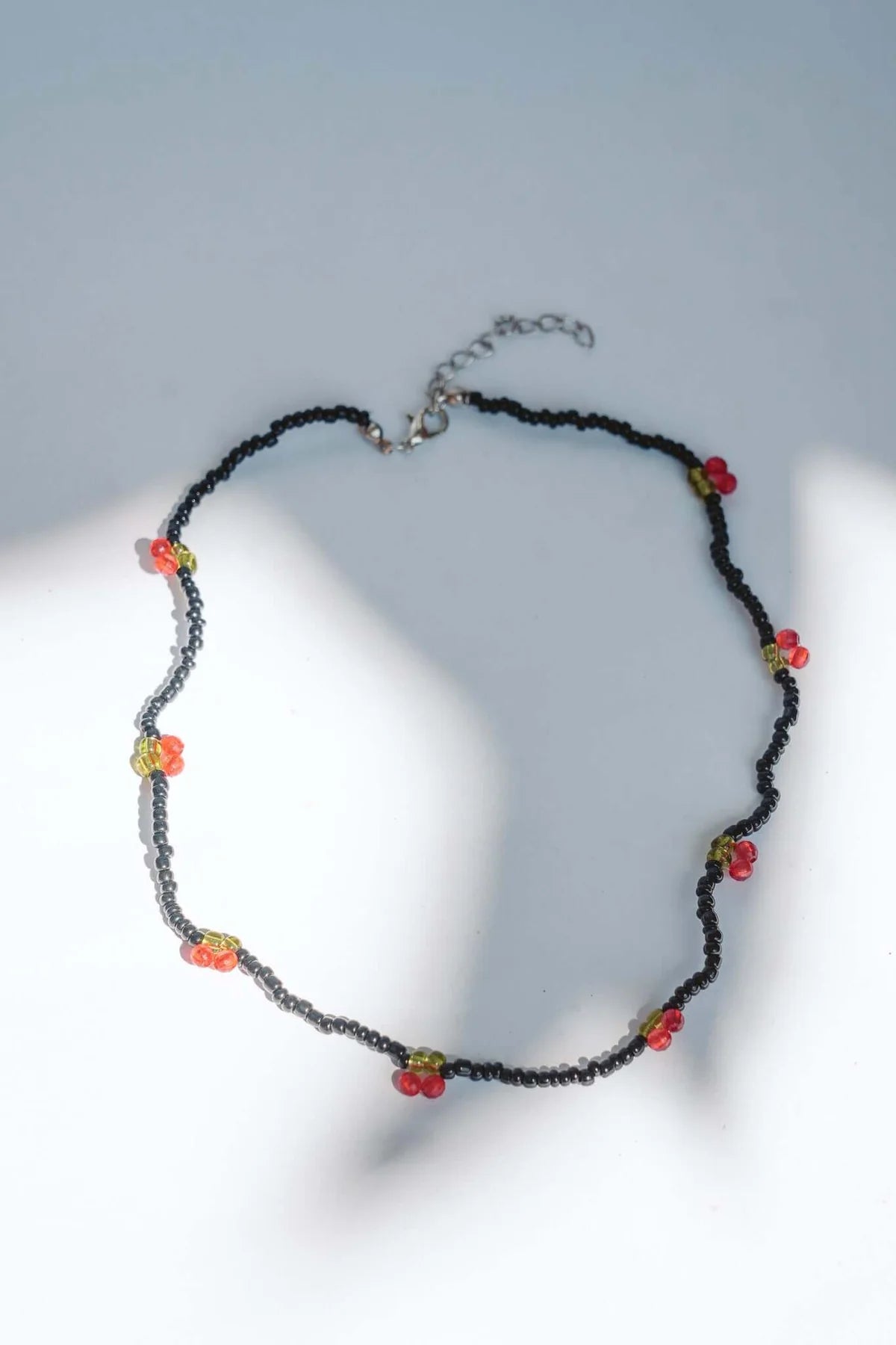 The Cherry Necklace Black