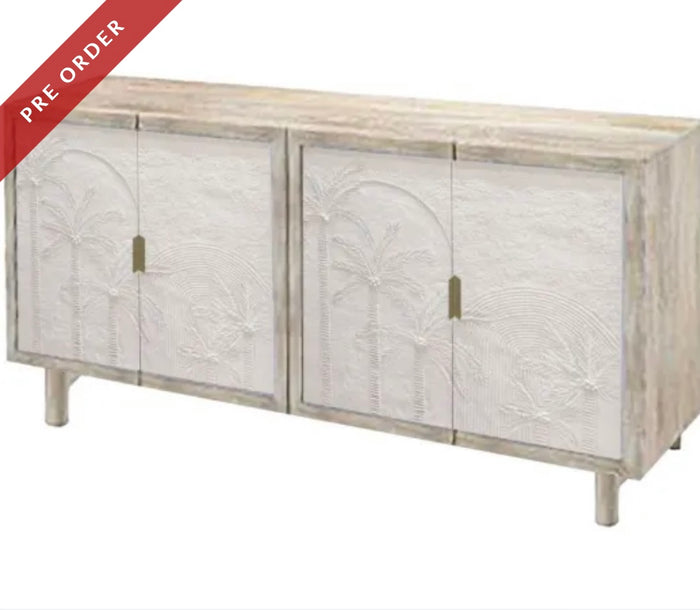 Sideboard Xlarge Summer Palms *30% OFF PRE-ORDER SPECIAL*