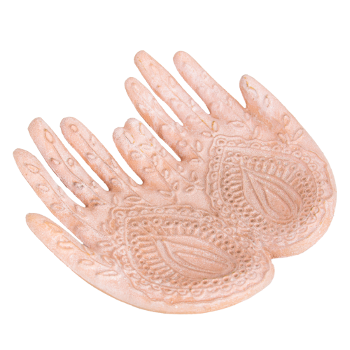 Prayer Hand Dish Terracotta