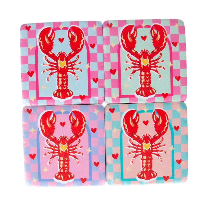 Coaster Pack - Lobster