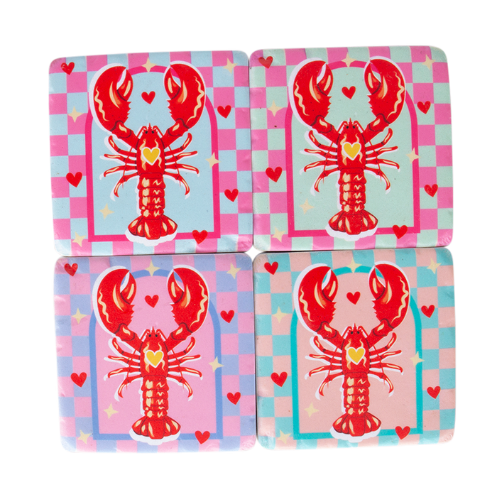 Coaster Pack - Lobster