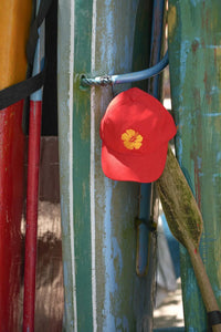 Hibiscus Flower Hat Red