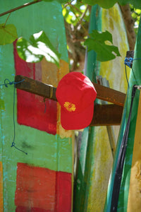 Hibiscus Flower Hat Red