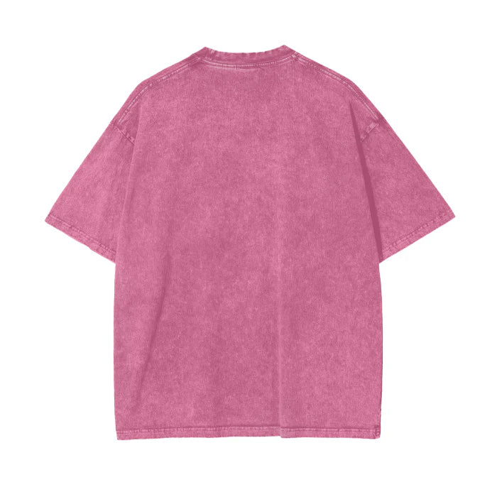 CARAVAN BADDIE Oversized Shirt Rose Red