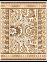 Indigenous Throw Alkira Brown By Taylor - Lee *Preorder*