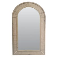 Rattan Arch Mirror Large