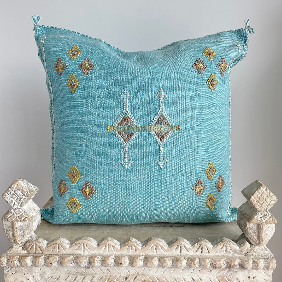 Moroccan cactus shop silk cushions